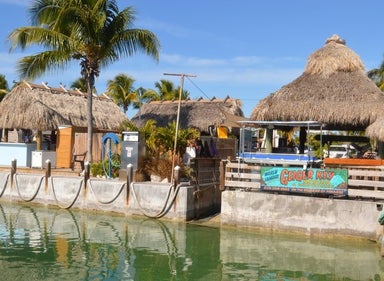 Waterfront huts in Geiger Key