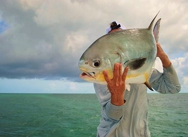 Person holding big fish