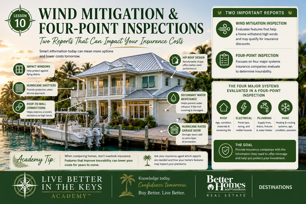 Wind Mitigation & Four-Point Inspections: What Florida Keys Buyers Need to Know